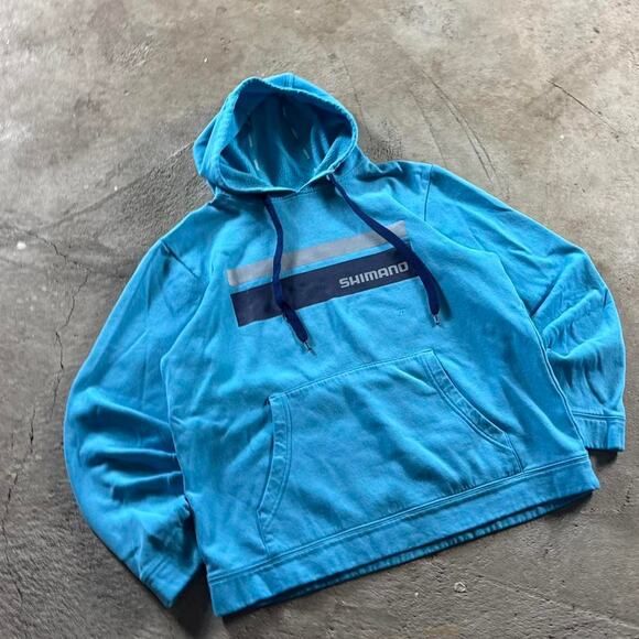 Blue Shimano Hoodie - Picture 5 of 8